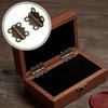 Antique Butterfly Shape Hinges Replacement Jewelry Box Small Hinges with Screws for Crafts Making Easy To Install