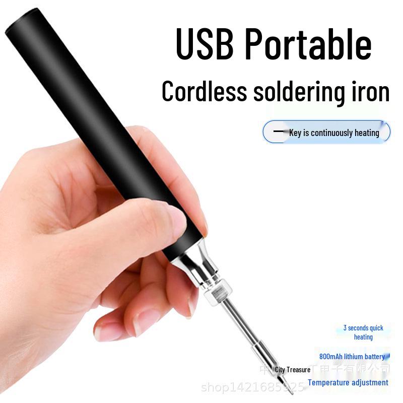 Wireless Portable Lithium Battery Soldering Iron with USB Charging
