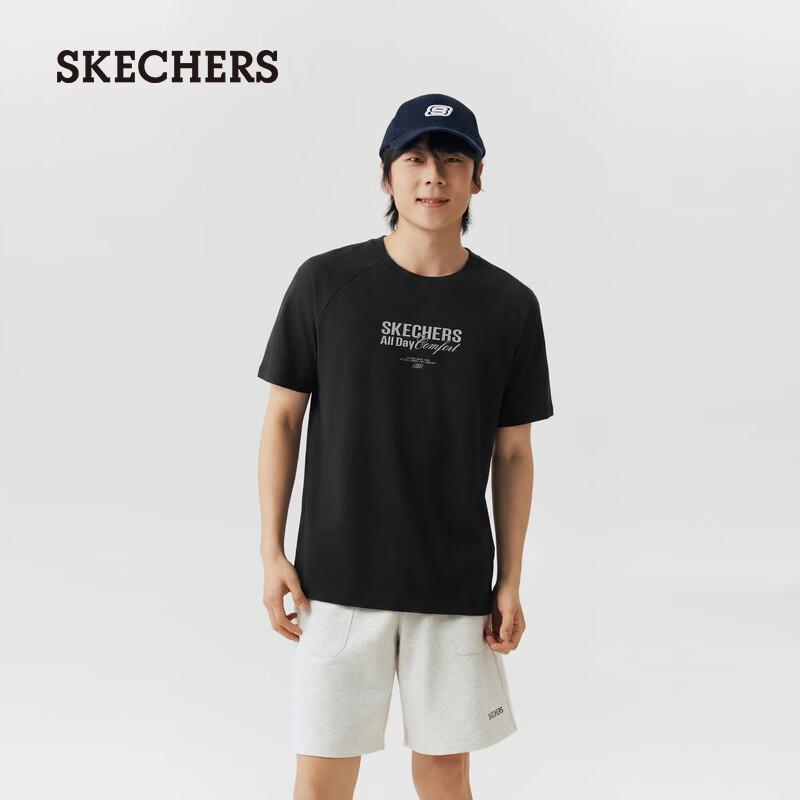 Skechers Men s Short Sleeve Knit T-Shirt L126M032 XL
