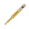 HSS 6.35mm Hex Shank Tap Drill Bit Through-Hole Inner Chip Removal Tap Drill 15mm(M3)