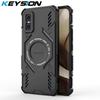 KEYSION Hollow Heat Dissipation Case for Infinix GT 30 Pro 5G TPU+PC Magnetic Cooling Shockproof Phone Cover for Infinix GT 30