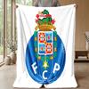 Coperta Tema FC Porto Morbida Coperta in Pile di Flanella Calda Leggera Coperta da Lancio per Casa Divano Letto