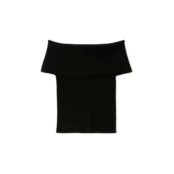 SNIDEL Sustaina Off Shoulder Knit Pullover SWNT252189 Women s