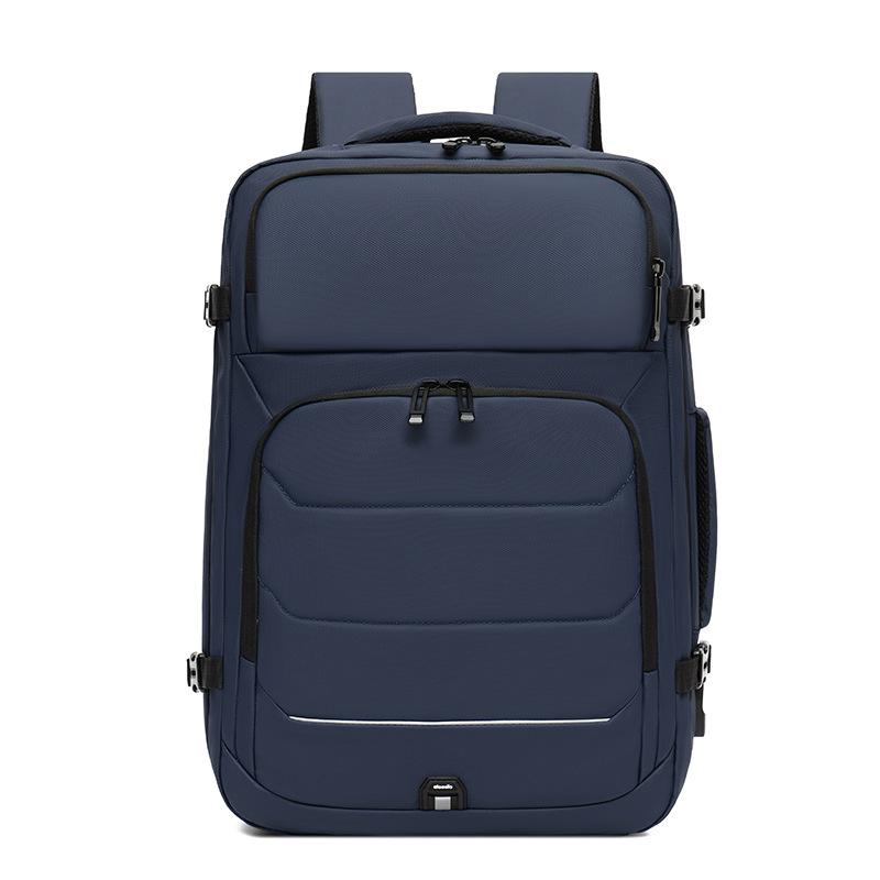 TS JYL laptop bag,Outdoor Large Backpack Multi Function Hiking Sports Backpack Short Business Laptop Bag One size fits all синий
