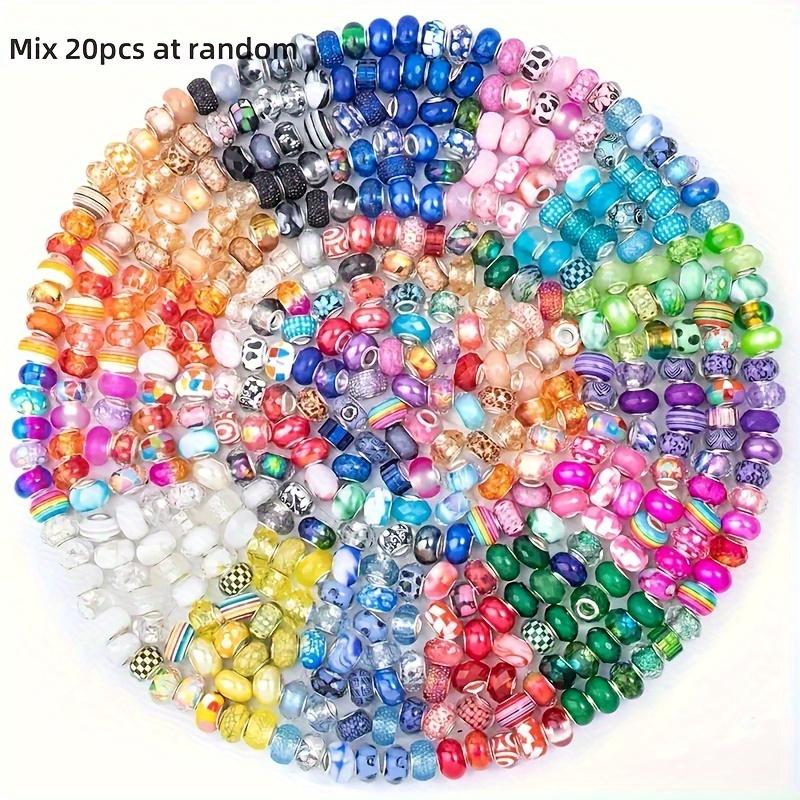 

20/40pcs large hole beads, bead beads, large hole spacer beads for pens, crystal beads for round ballpoint pens, 12mm crystal sp
