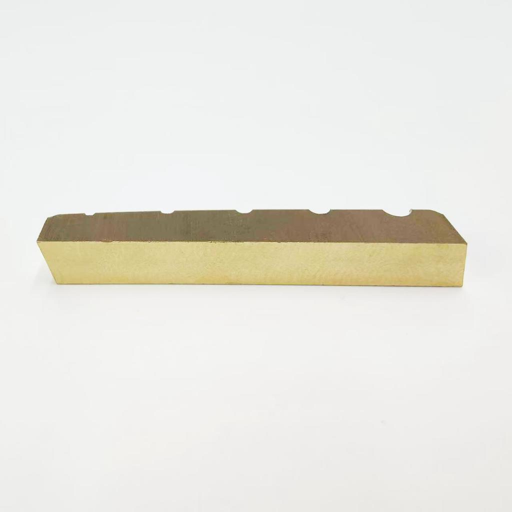 4-String/5-String Electric Bass Brass Nut Beveled Slot Nut Electric Bass Brass Nut Electric Bass Nut