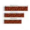 Fall Thanksgiving Maple Leaf Linen Table Runner Dresser Scarves Farmhouse Kitchen Dining Table Runners Wedding Party Decorations