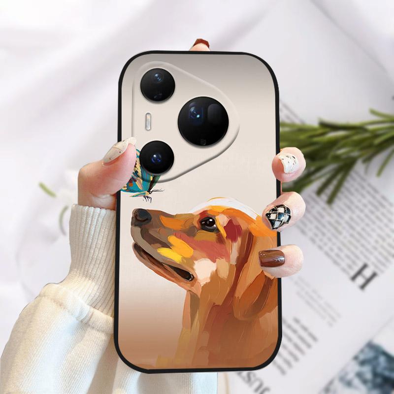 Phone Case For Huawei Pura 80 Ultra Pretty Stylish Painting Soft TPU Silicone Shockproof Cover For Huawei Pura80Ultra Fundas
