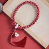 Bodhi Root Six-Character Mantra Beads: Women's Wrap-Around Bracelet for Prayer & Meditation.