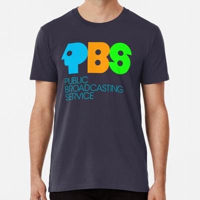 T-shirt Pbs Logo Vintage S à 5XL Fabriqué aux États-Unis T-shirt Unisexe