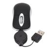 Mini Mouse Fashionable Glossy Surface 68cm Retractable Cord Plug and Play Portable Wide Compatibility Portable Mouse