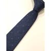Daks Silk Blend Dot Slim Tie Blue Dmf1acf1271b1