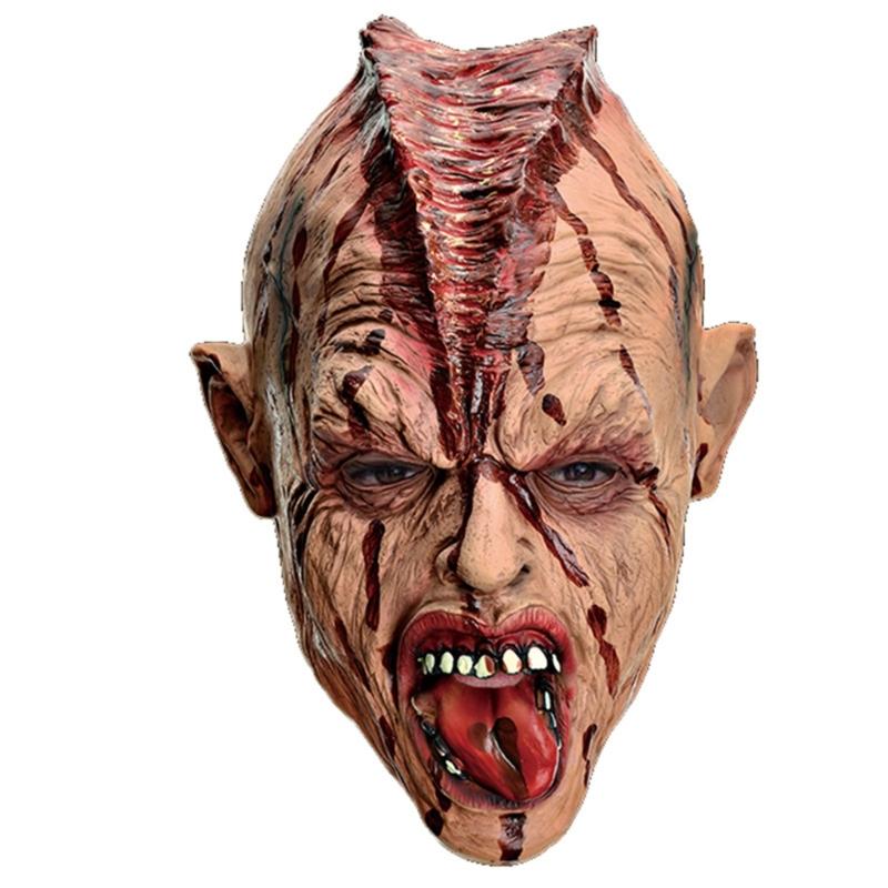 Realistic Full Face Latex Mask For Halloween Horror Costume Parties And Themed Event With Breathable Design