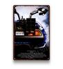 Back To The Future Poster Metal Tin Sign Vintage Home Decor Movie Wall Sticker Metal Plaque Retro Iron Painting Room Decor 30x40