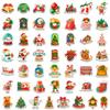 50 Cute Christmas Waterproof Stickers: Festive Decorations for Phone Cases, Water Cups, and Desktops