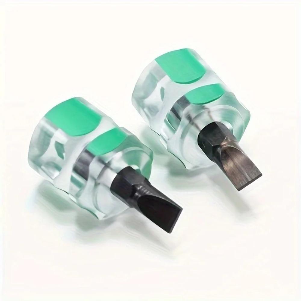 Ultra Short Cross Screw,mini Dual Use Screwdriver,mudguard,suitable for Crosshead and Flat Heads,The Design Has An Anti-s