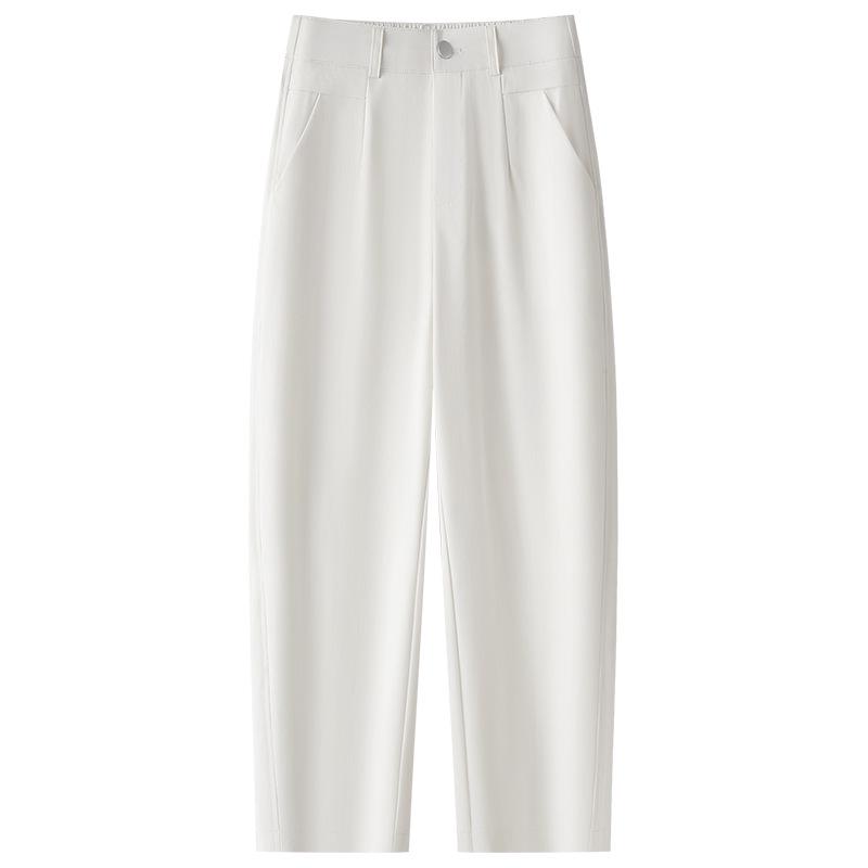 

Жіночі помаранчеві літні гаремні штани вільного крою 2025 - Повсякденний слім-фіт бананового стилю 3XL білий