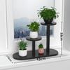 Oval 3-Tier Window Sill Plant Stand
