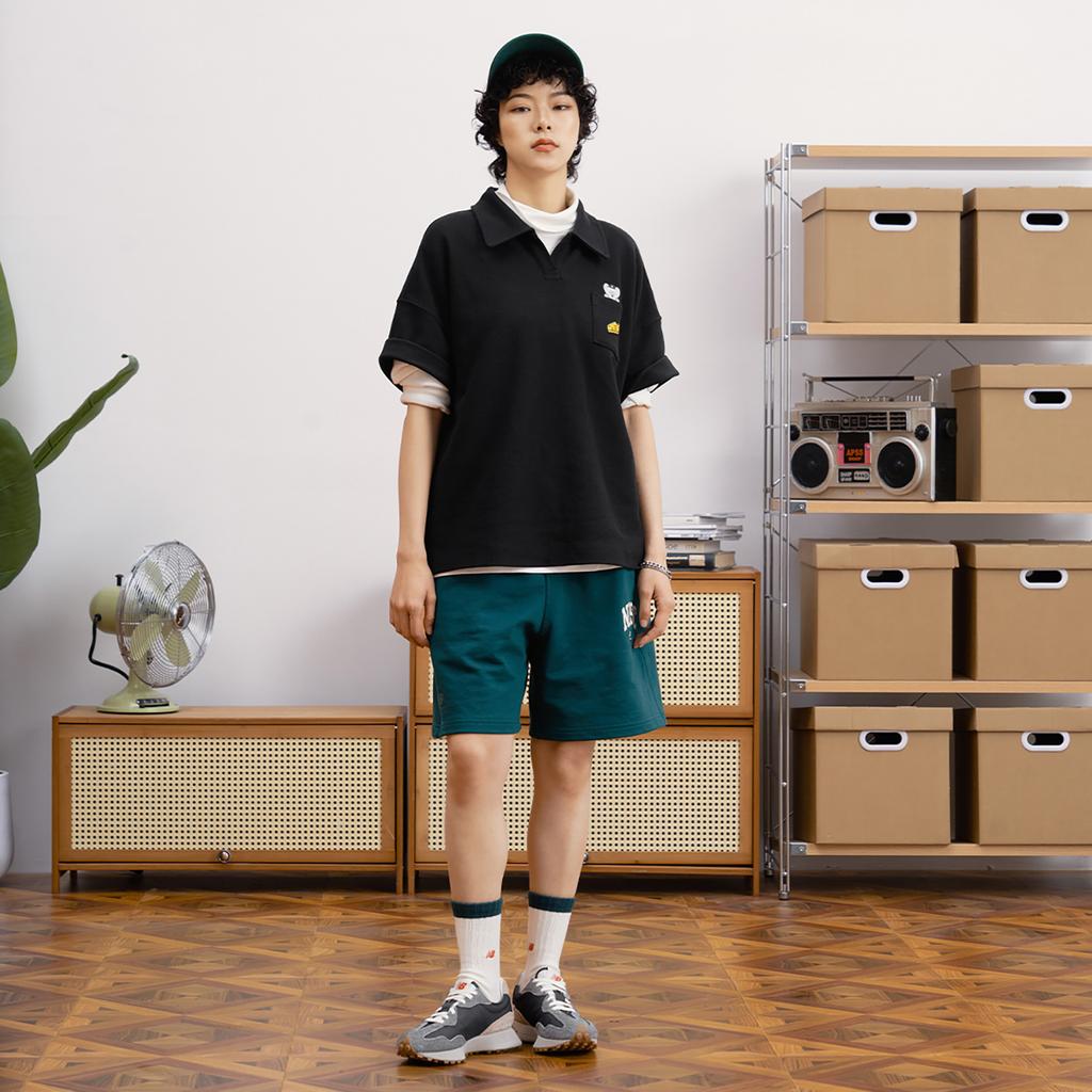 New Balance Polo Shirt Unisex Black 5FD26272-BK