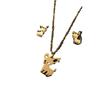 Chihuahua Stainless Steel Pendant & Earrings Set - Fashion Pet-Inspired Jewelry
