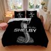 Shelby Snake Bedding 3 Piece Set HD Print Duvet Cover Pillowcases for Teens Adult Bedroom Decoration Christmas Gift