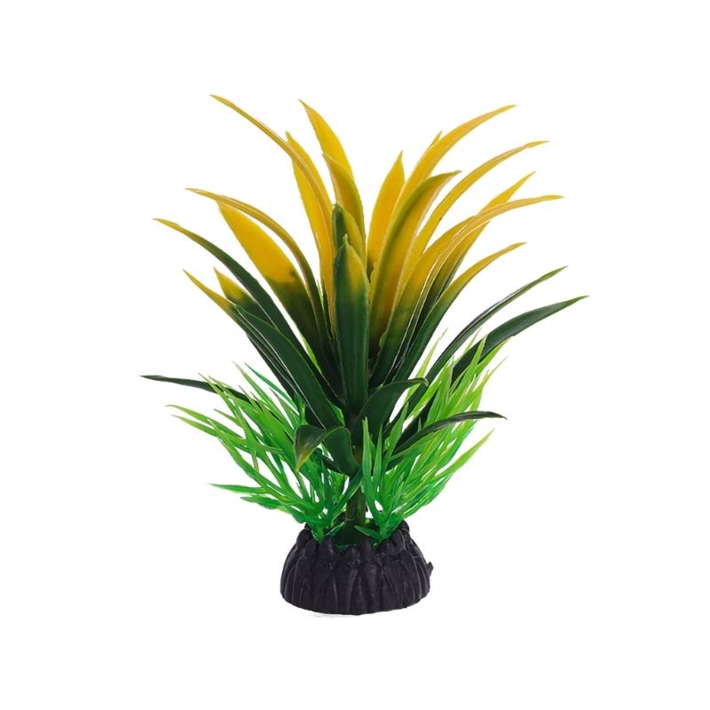Artificial Aquarium Plant for Fishtanks, Greenery Decorative Figurine for Aquascaping and Layered Aquarium Layouts