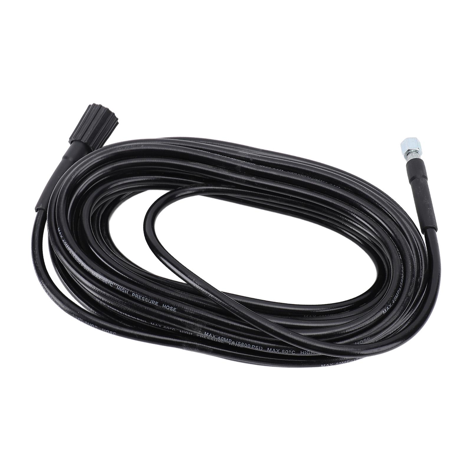 

Шланг мойки высокого давления многоцелевой резиновый гибкий долговечный универсальный подходит для автомобилей автофургонов 15m / 49.21ft