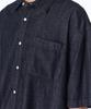 MUSINSA STANDARD Oversized Short Sleeve Denim Shirt [Deep Indigo]