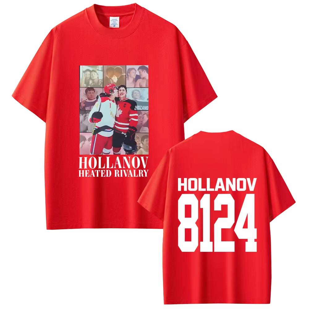 Heated Rivalry Shane Hollander Ilya Rozanov Hollanov 2481 Tshirts Unisex Women Fashion T Shirts Male Vintage Streetwear