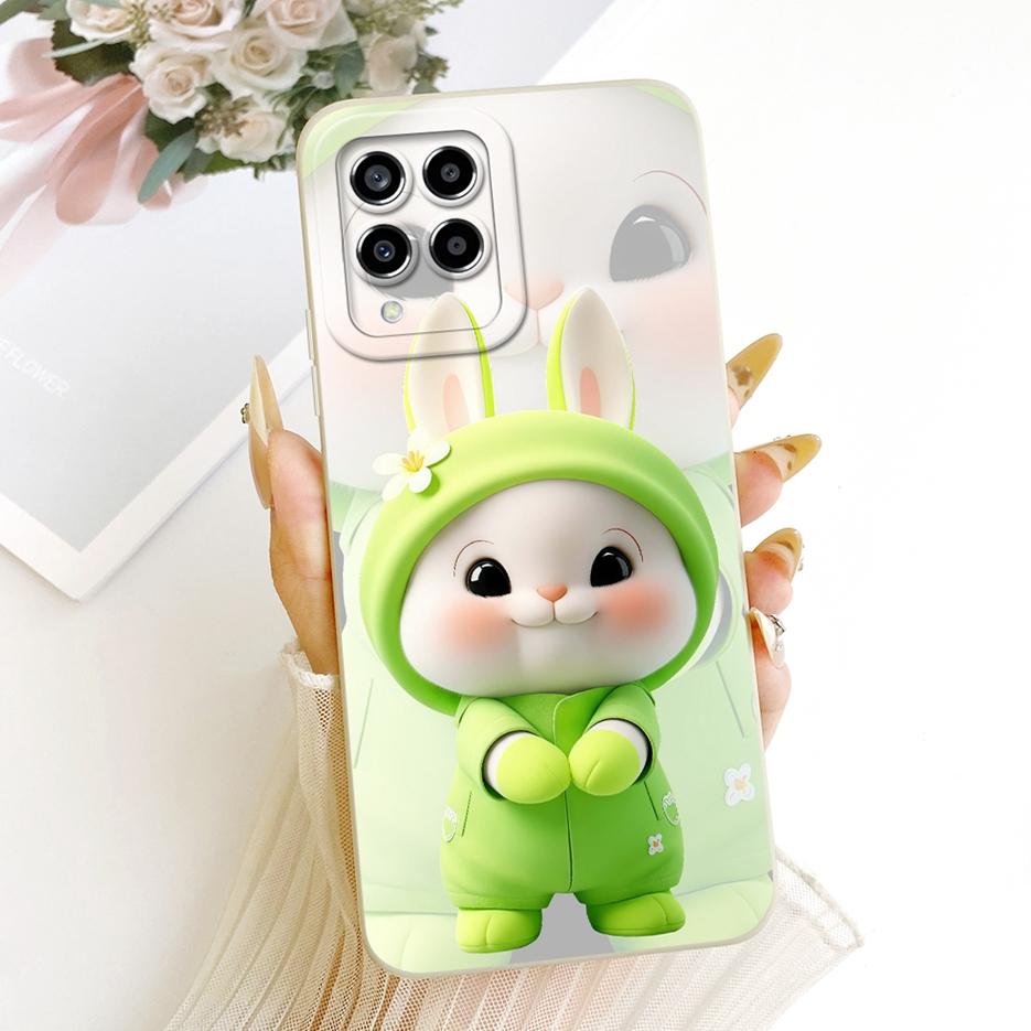 For Samsung Galaxy M33 5G Case SM-M336B Cute Rabbit Cartoon Cover Soft TPU Phone Cases For Samsung M33 M 53 Galaxy M53 5G Fundas