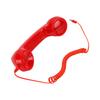 3.5mm Retro Phone Handset Vintage Wired Plug in Handheld Cell Phone Receiver with Microphone Speaker for Video Calls