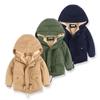 Children Winter Autumn Fleece Outdoor Jackets for Boys Girls Hooded Warm Kids Boy Outerwear Windbreaker Autumn Casual Baby Boy Coats Clothing