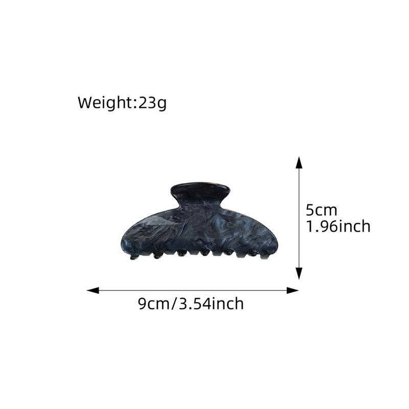 Neue Koreanische Acryl-Haarklammern für Damen, Jelly-Farben Mode Haarfänger, Rutschfeste Große Haifischklammern