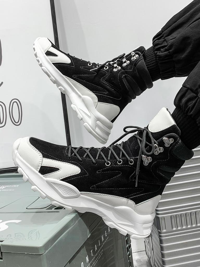 Martin boots winter high-top boots long tube velvet cotton shoes locomotive leather boots