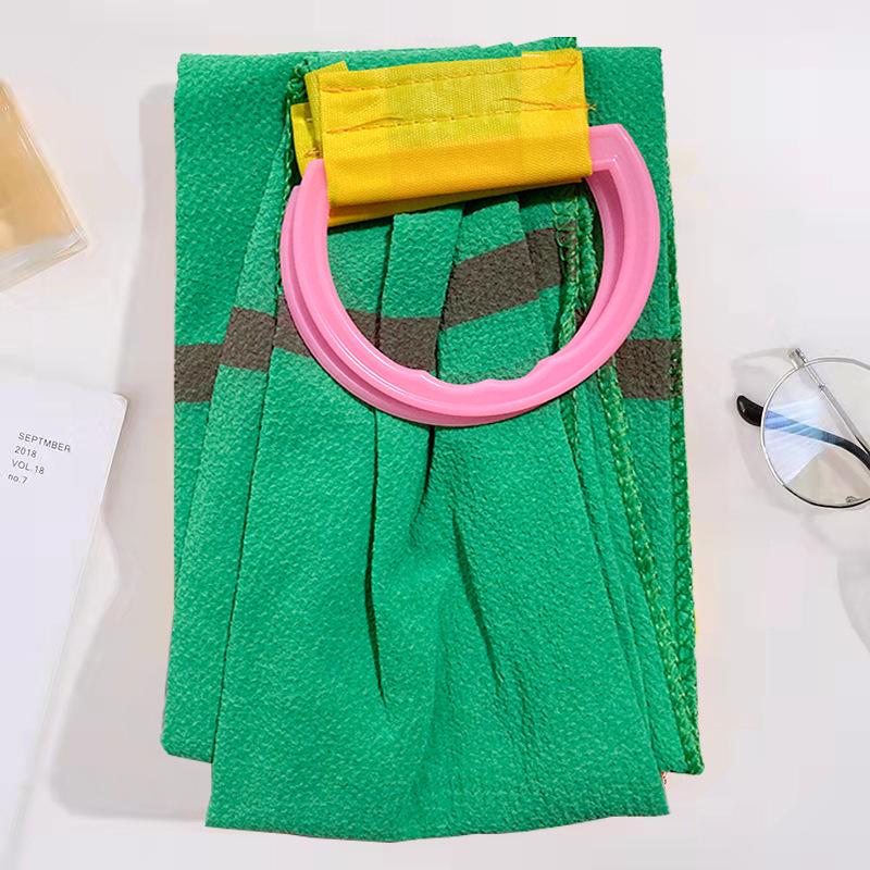 Double-Sided Extra Coarse Bath Towel for Back Scrubbing