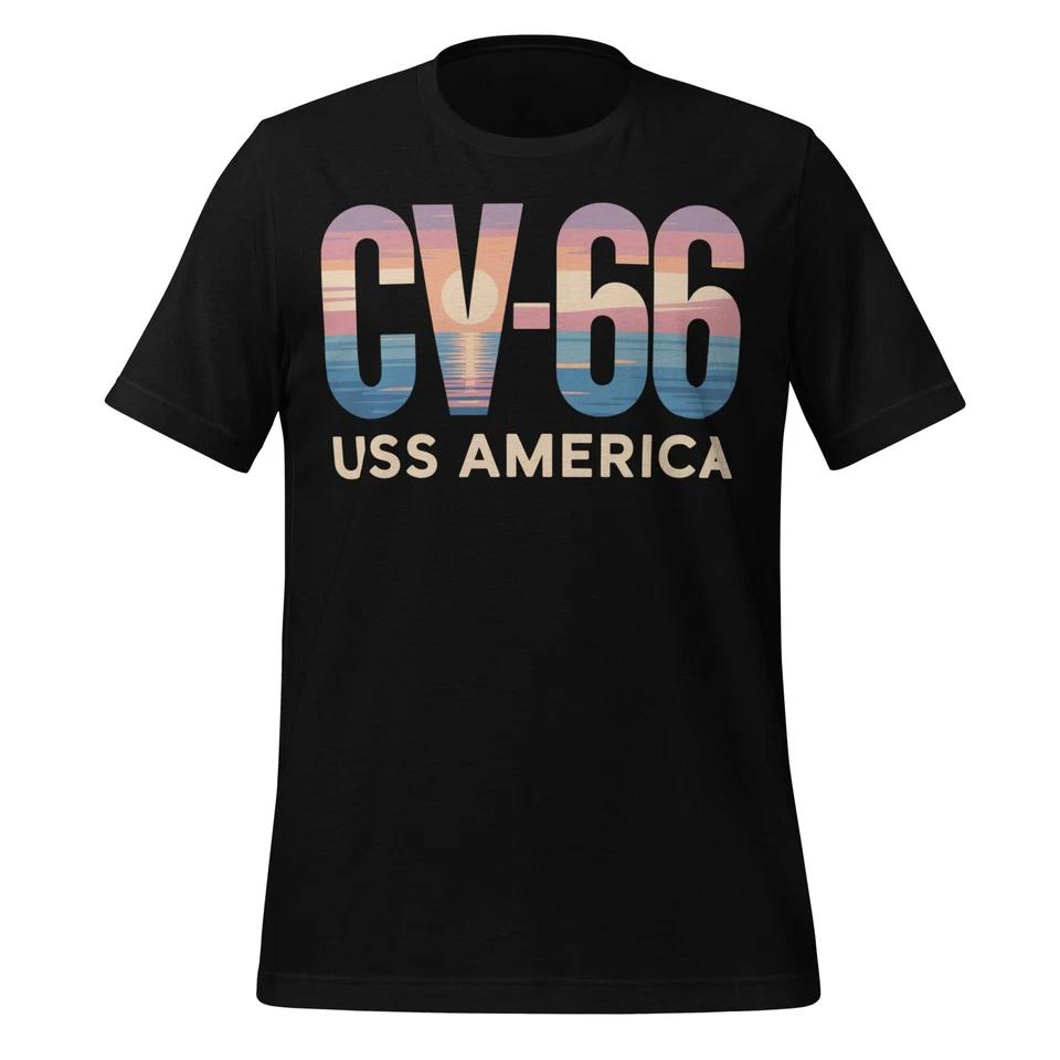 CV-66 USS America Aircraft Carrier USS America Shirt S