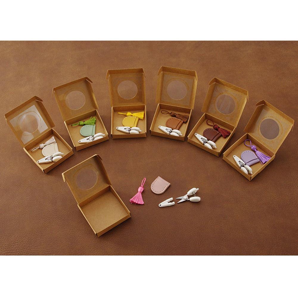 Protective Cover Small Thread Cutting Tool Portable Spring Yarn Scissors Sewing Supplies