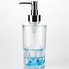 NITORI MS Clear View Liquid Soap Dispenser JB04 Blue 280ml Refillable Bottle for Bathroom and Kitchen