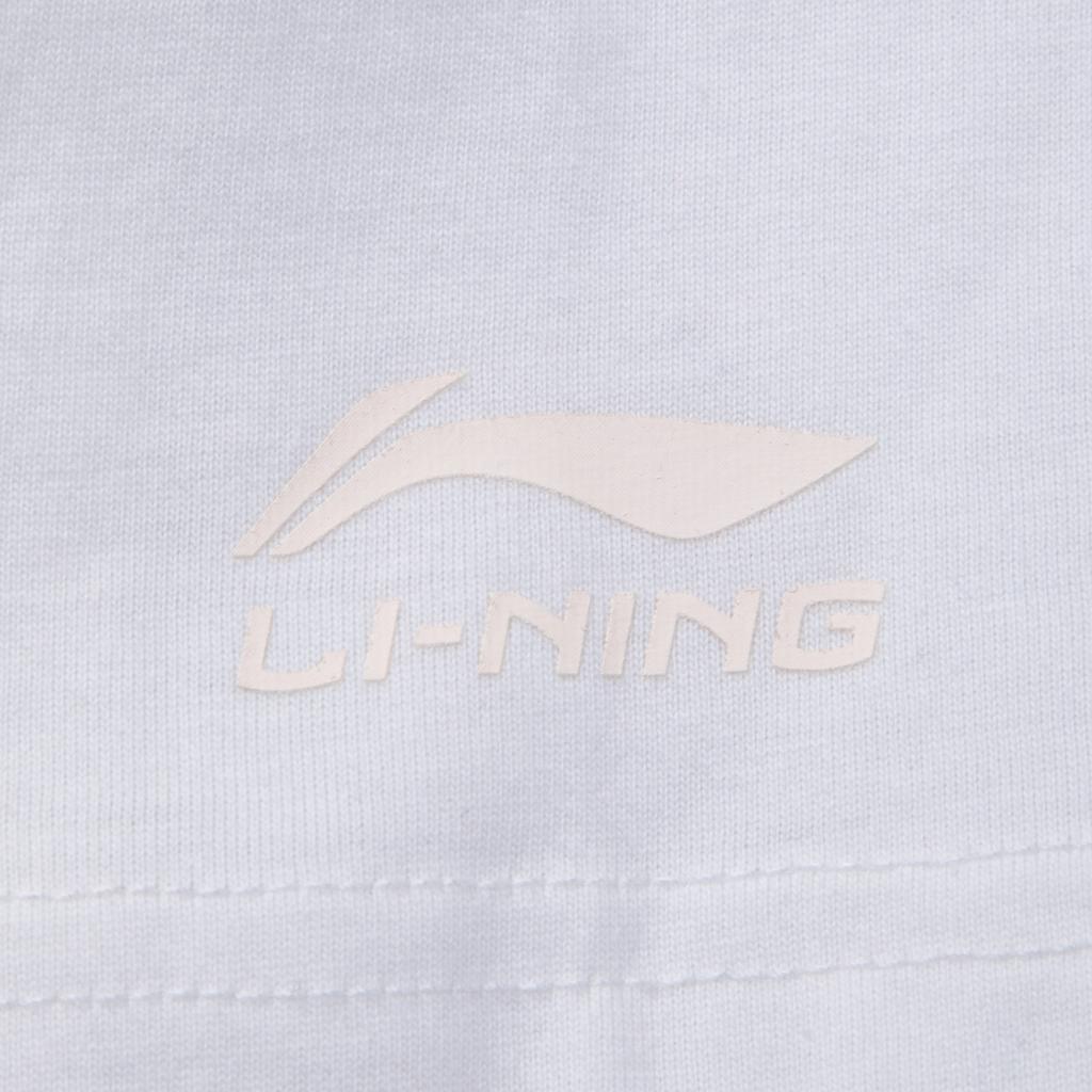 Li-Ning Fashion Casual Breathable Short Sleeve T-Shirt Unisex Tops Chalk-Gray AHSW865-3