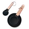 4Pcs Measuring Spoon Clear Scale Ring Buckle Comfortable Grip Plastic Food Measuring Scoop Set Kitchen Gadget Home Supplies