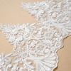1 Yard White Flower Mesh Lace Trim Applique Wedding Dress Sewing Decoration