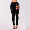 Jeans Skinny da Donna con Design Strappato e Vita Alta per Uso Casual e da Ufficio