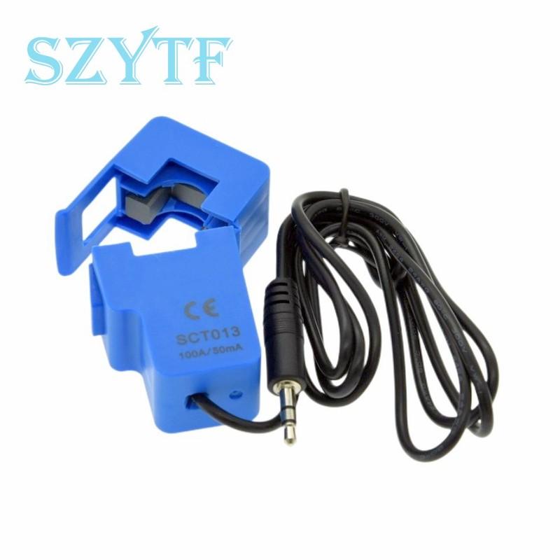 SCT-013-000 30A 50A 100A Open-Close Current Transformer SCT013 Non-invasive AC Current Sensor Split Core Current Transformer
