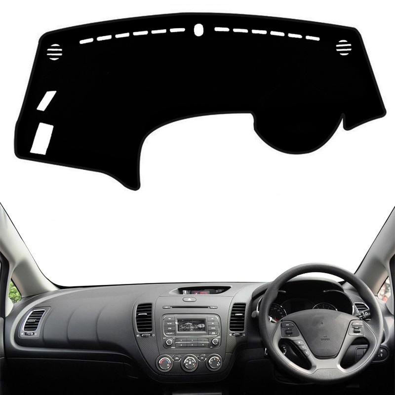 Car Styling For KIA Forte Cerato K3 Vivaro 2013-2015 2016 2017 2018 Dashboard Cover Dash Mat Pad Sunshade Protect Carpet Anti-UV