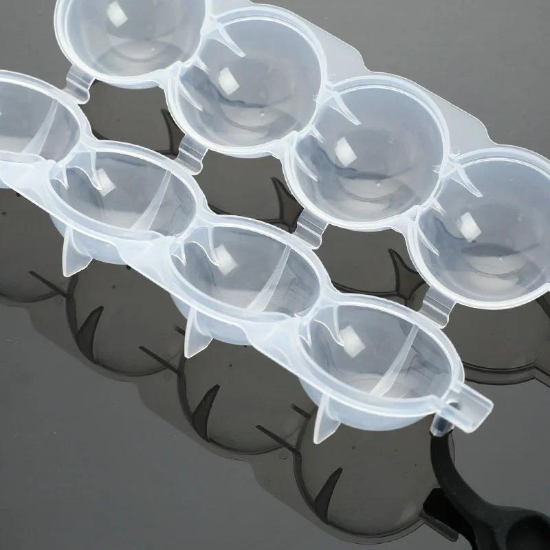 Crystal Clear Ice Cube Trays 4-Cavity Design for Kitchen and Bar Use