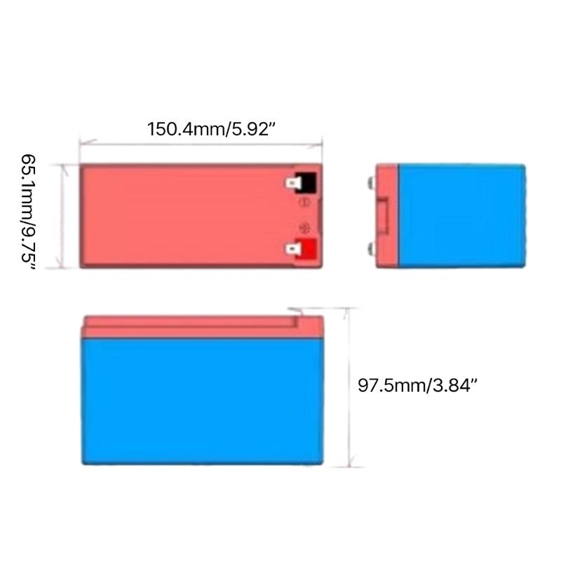 12V 7Ah Batteriegehäuse Halter 18650 Zellen Nickelstreifen Batteriespeicherbox DIY Pack Kunststoff Organizer Zubehör