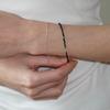 SILVER 925_GLITTER BRACELET BLACK