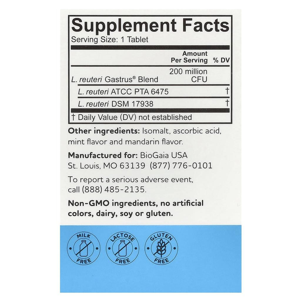 Gastrus, Best for Gut Health, Citrus Flavor, 30 Tablets