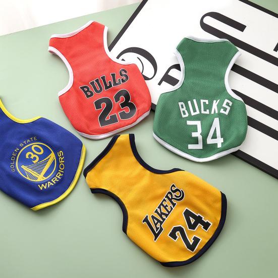 Pet Vest Round Neck Soft Comfortable Breathable Letter Print Summer Pet Cat Dog Sleeveless Clothes Daily Wear