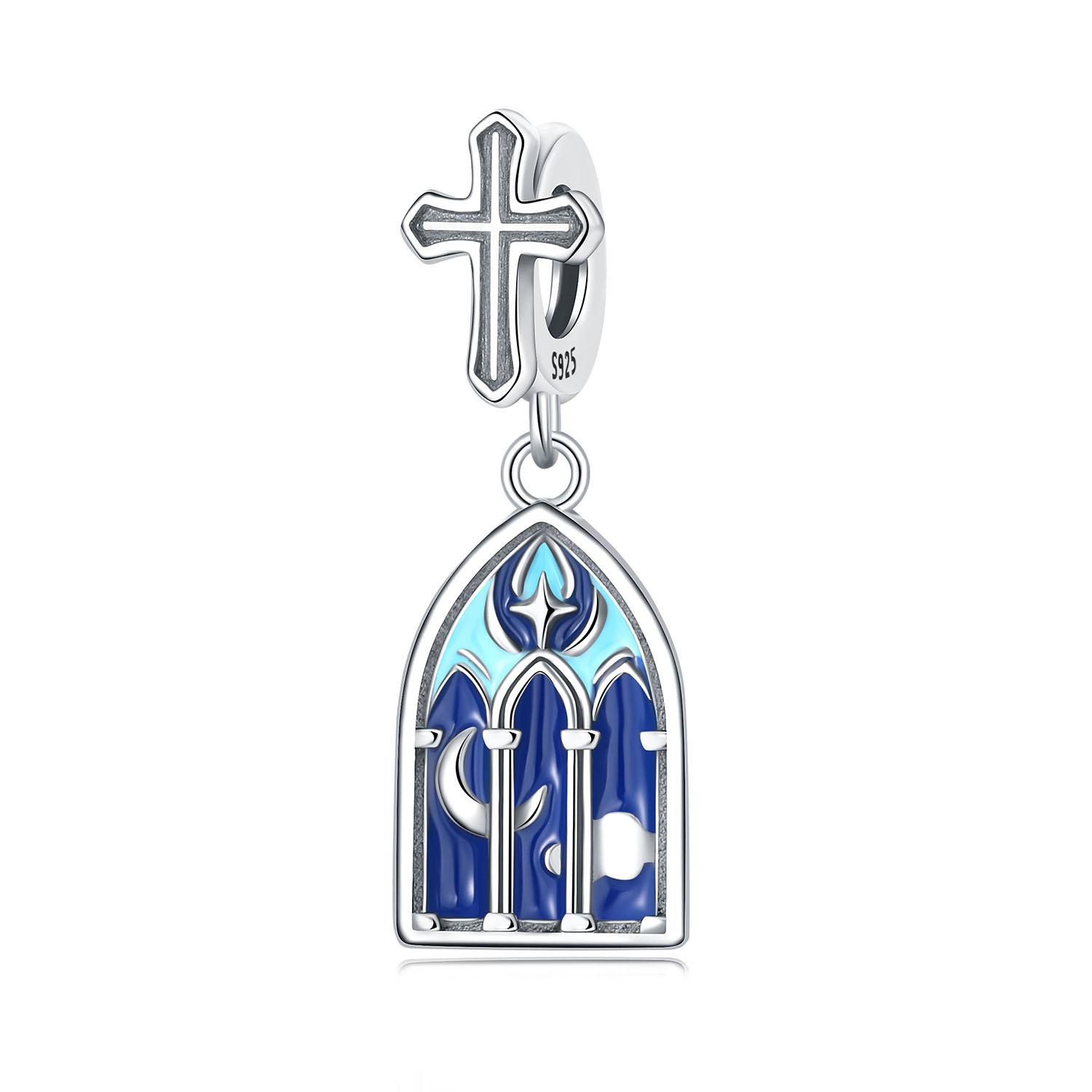 

copper Outside the Church Window Charm Bead Charms Bead Charms Pendant Ideal For Jewellery Ideal For Authentic Fine Bracelets Necklaces Accessory